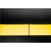 Clapeta actionare TECEsquare Cristal Negru - Auriu